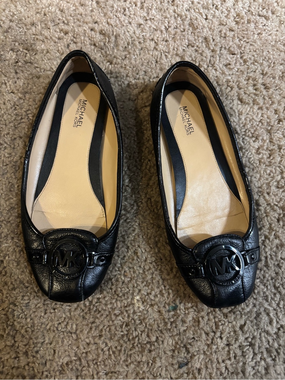 Michael Kors Black Fulton Flats women's 7.5
